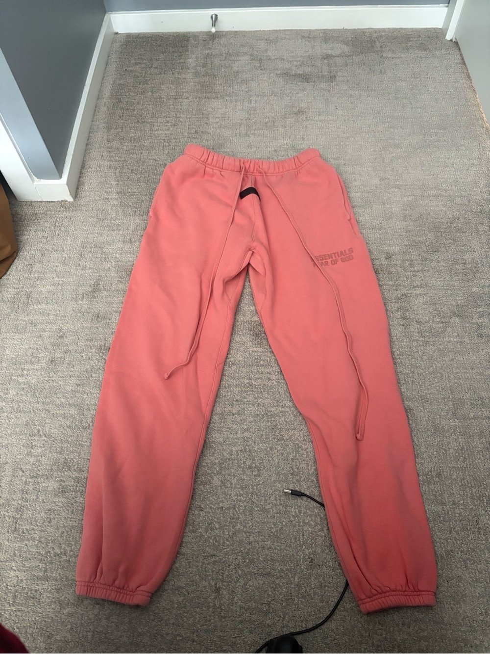 Essentials Kids Coral/Peach Jogger Sweatpants